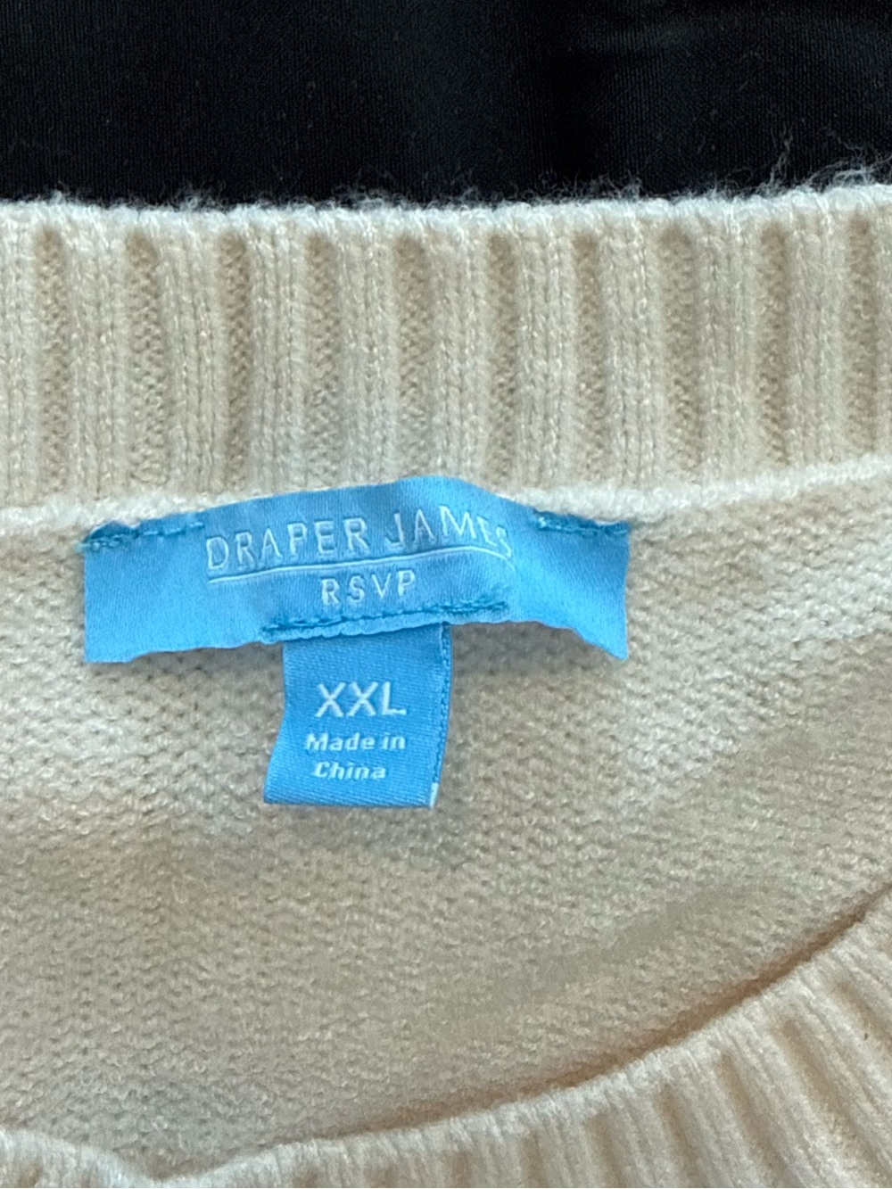 Draper James women’s Cream Crewneck Sweater